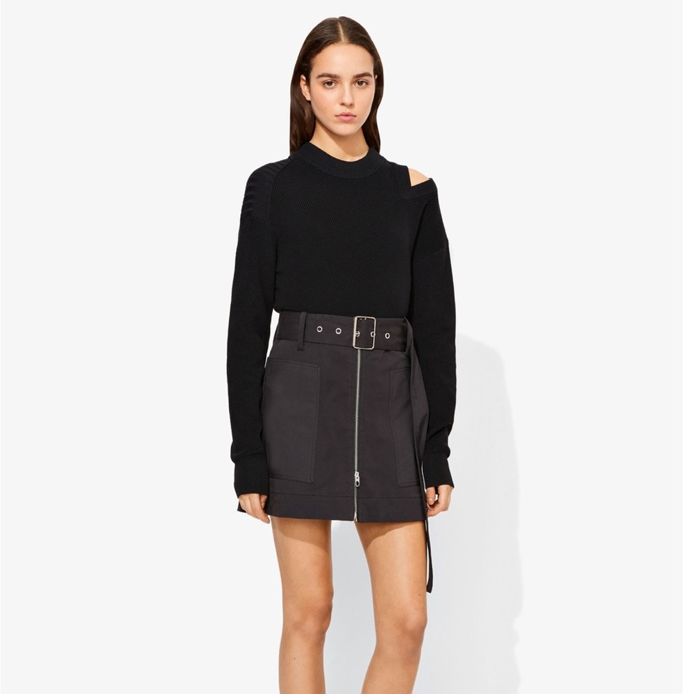 Proenza Schouler PSWL black asymmetric sweater size M Never Worn